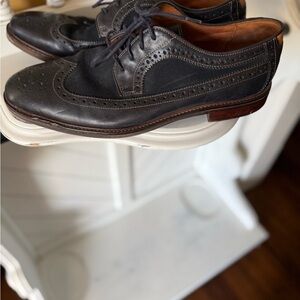 Classic Black Brogue Johnston & Murphy Men's Shoes